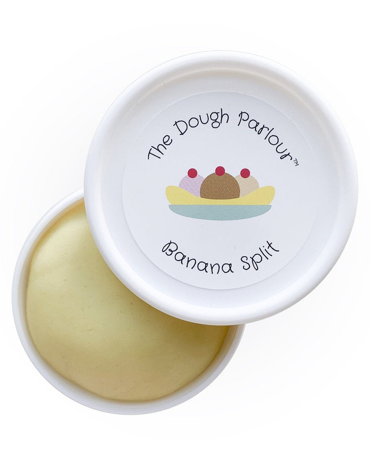 dough in banana split