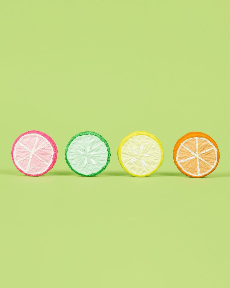 twee citrus slices handmade chalk play Little