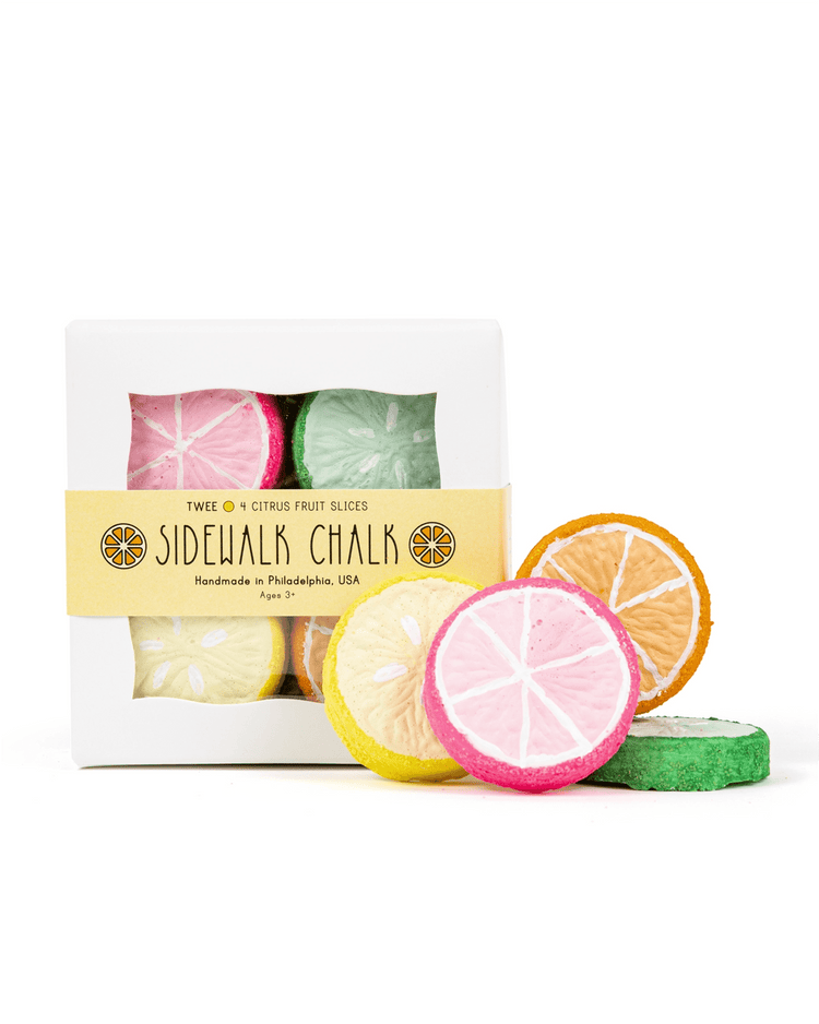 twee citrus slices handmade chalk play Little