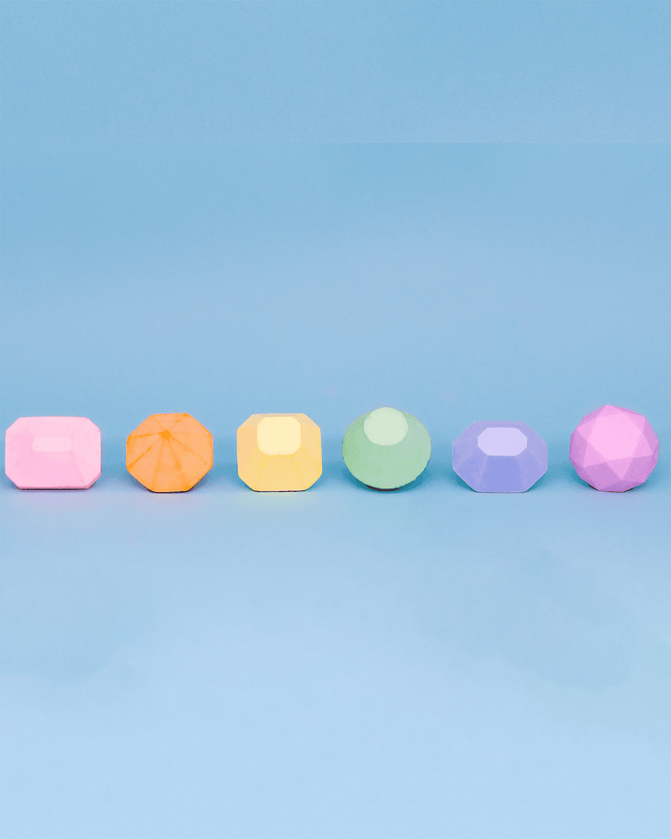 twee gemstones sidewalk chalk set play Little