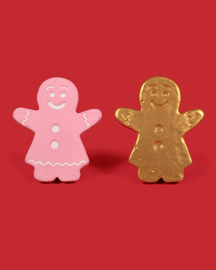 twee she should run gingerbread women in pink + gold play Little