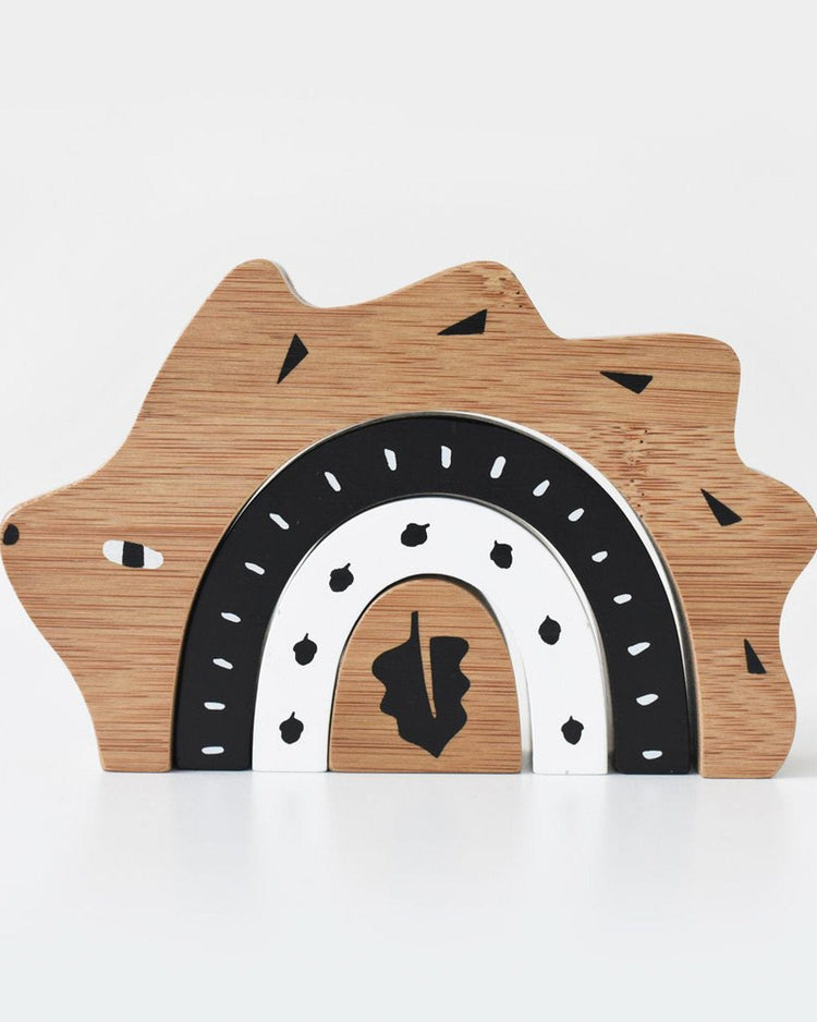 Little wee gallery play bamboo nesting hedgehog