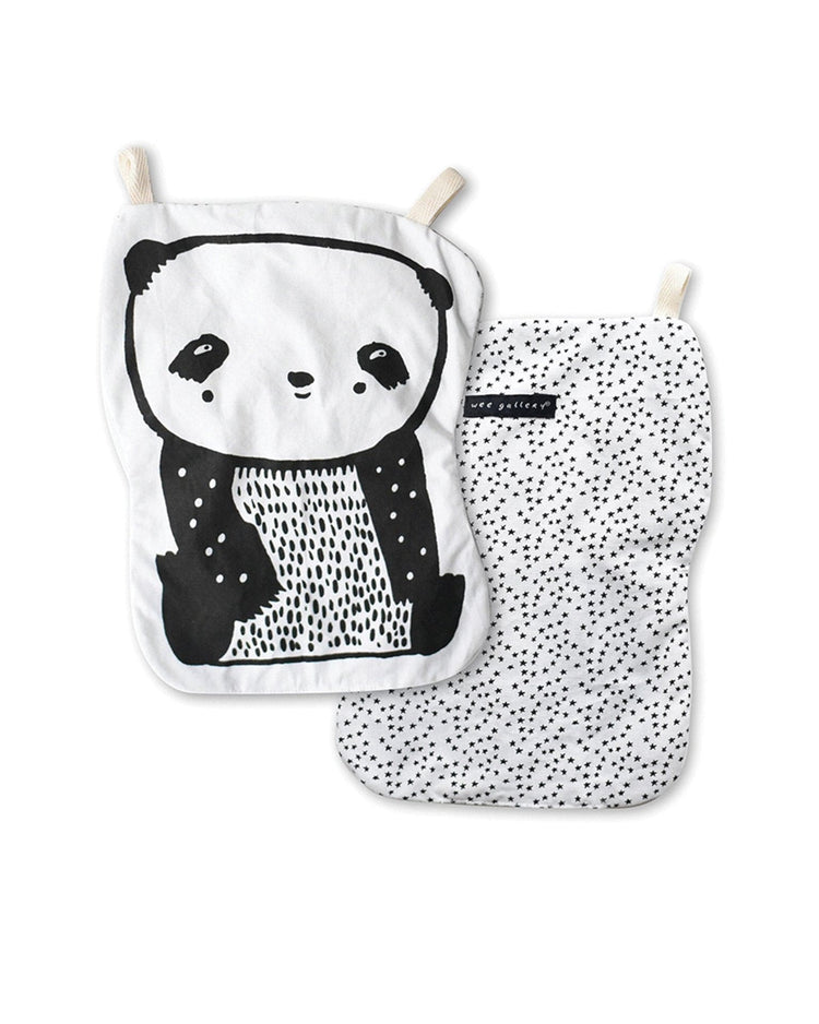Little wee gallery play panda crinkle toy