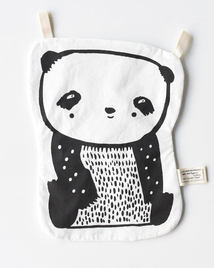 Little wee gallery play panda crinkle toy