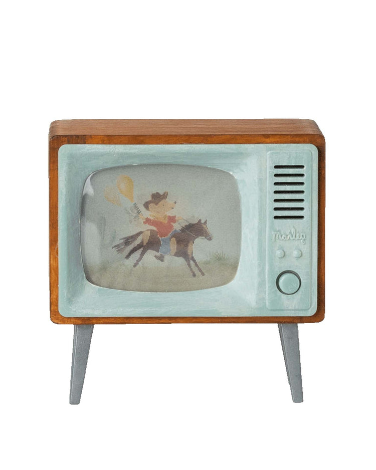 maileg television, mouse play Little