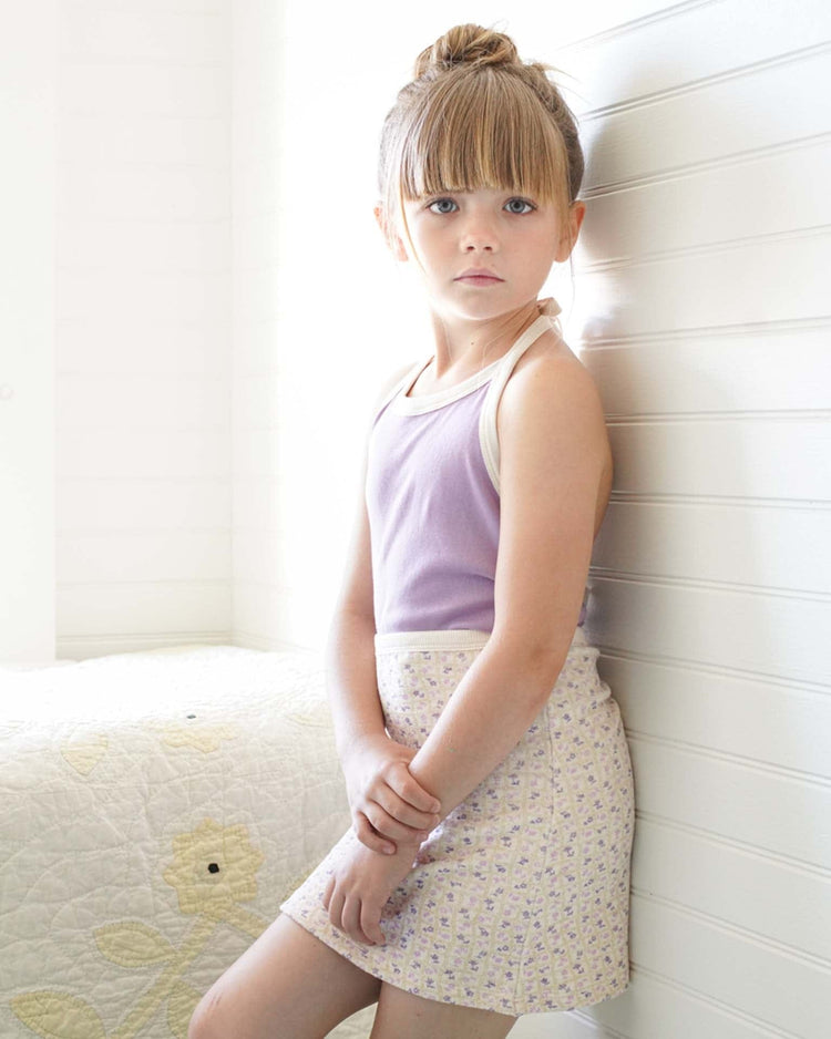 soor ploom mall skirt in flower press print, soy kids Little