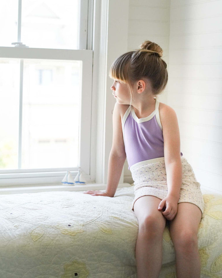 soor ploom mall skirt in flower press print, soy kids Little