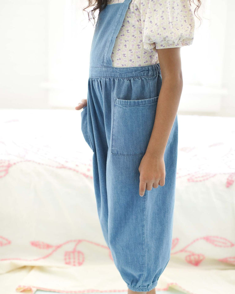 soor ploom balloon tee in flower press print, soy kids Little