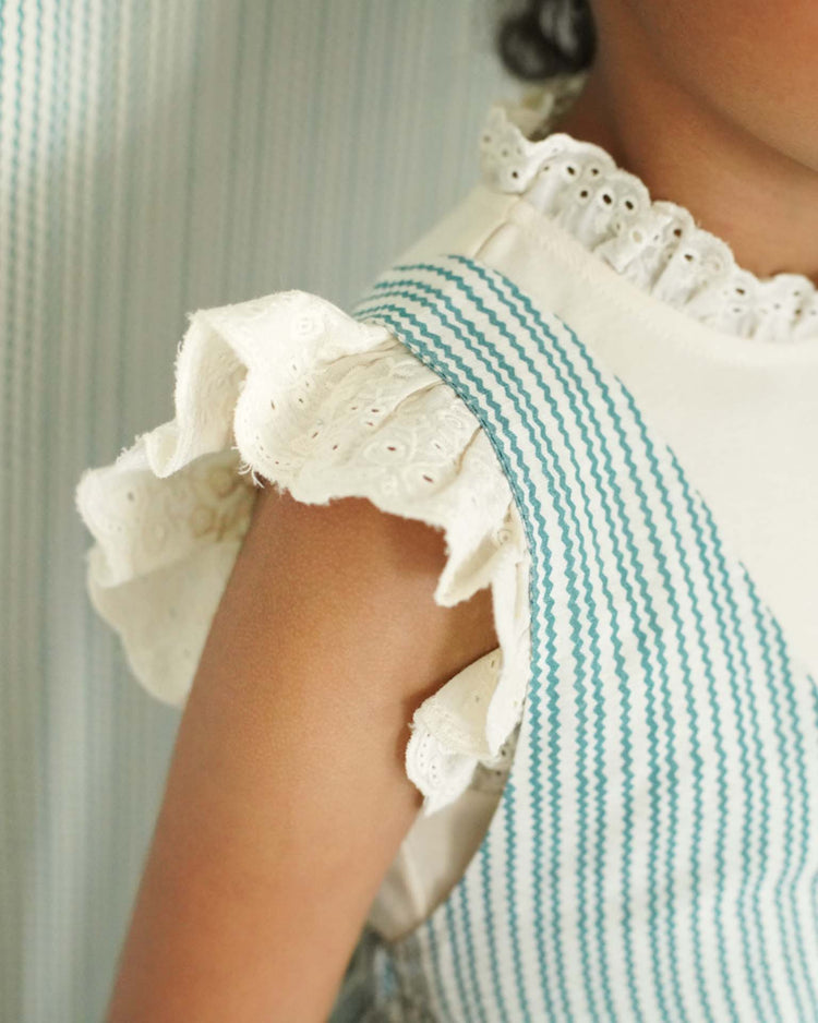 soor ploom eyelet tee in milk kids Little