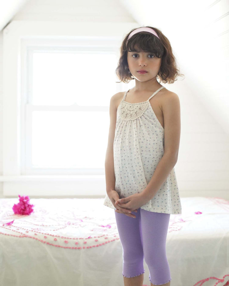 soor ploom capri legging in pansy kids Little