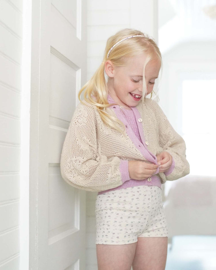 soor ploom shortie in chicweed print, mix kids Little