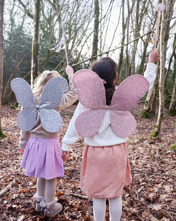 rockahula kids magical sequin fairy wings in pink accessories Little
