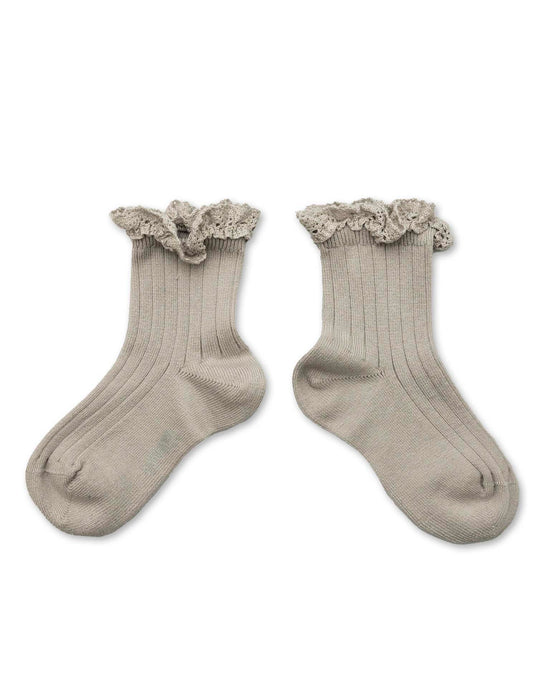lili ankle socks in gris perle