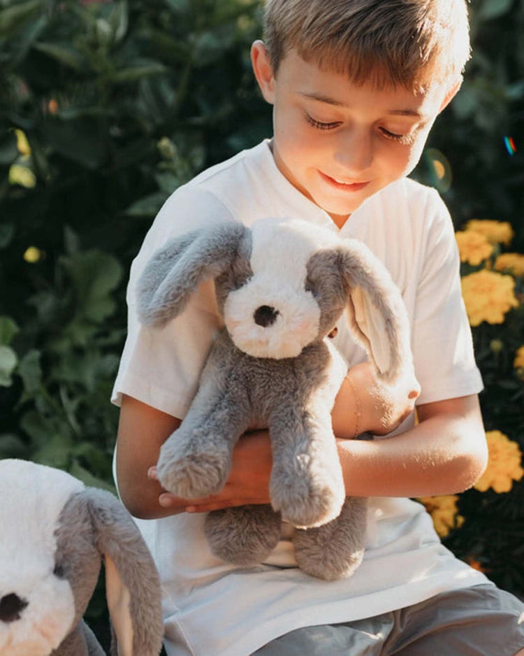 bunnies by the bay little floppy mutt in steel play Little