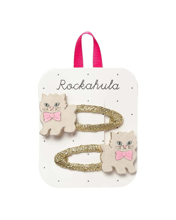 rockahula kids cute kitten clips accessories Little
