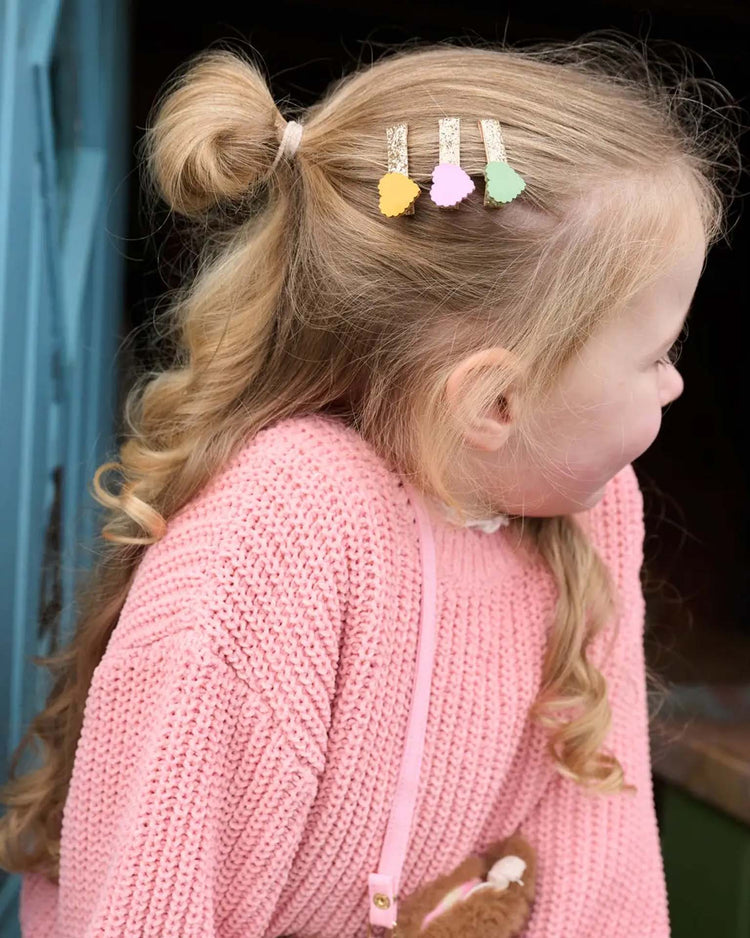 rockahula kids scallop heart mini clips accessories Little