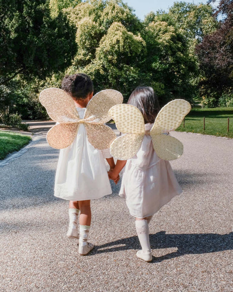 rockahula kids magical sequin fairy wings in gold accessories Little