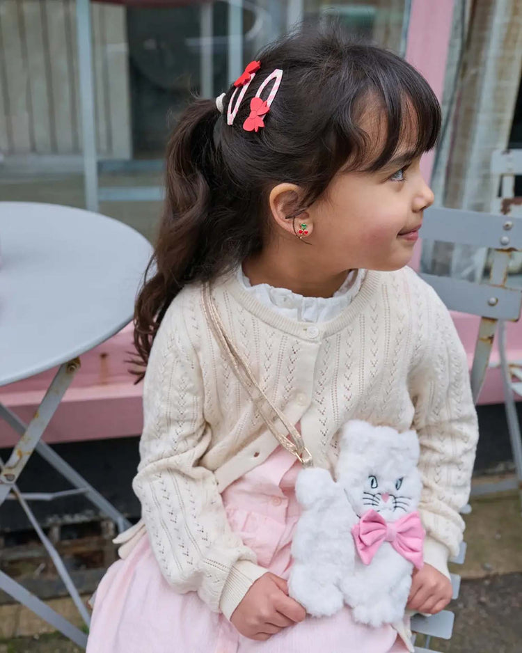 rockahula kids cute kitten clip-on earrings accessories Little