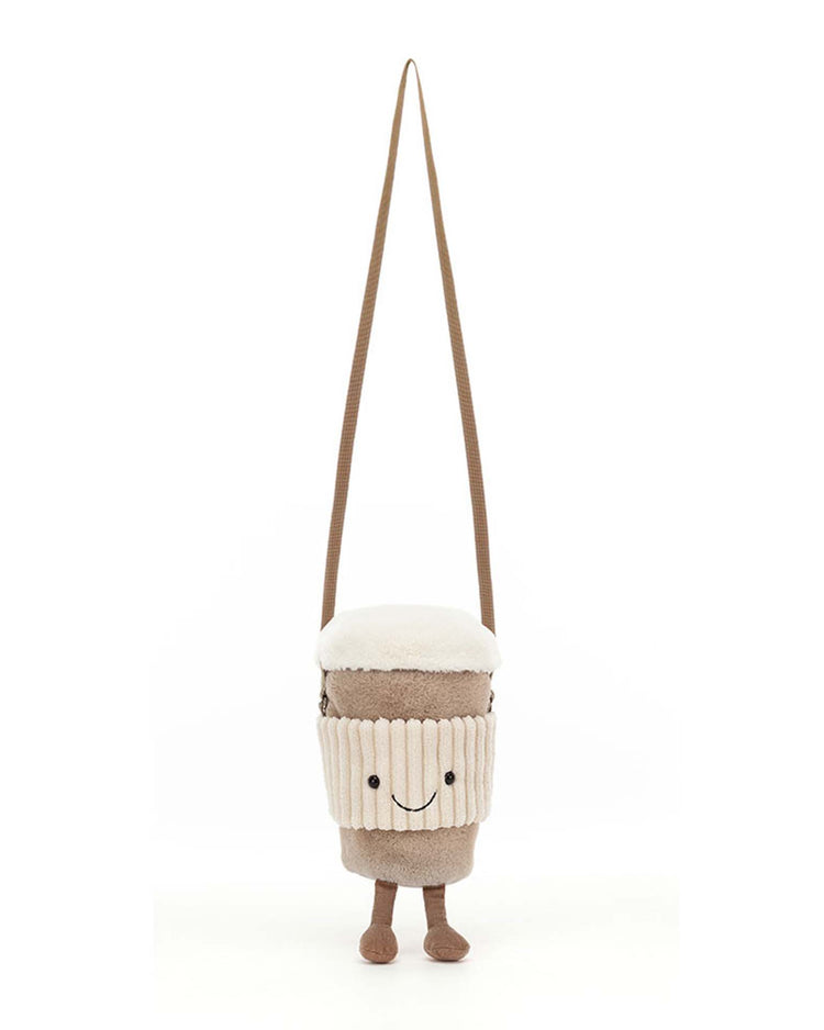 amuseables perkle coffee shoulder bag
