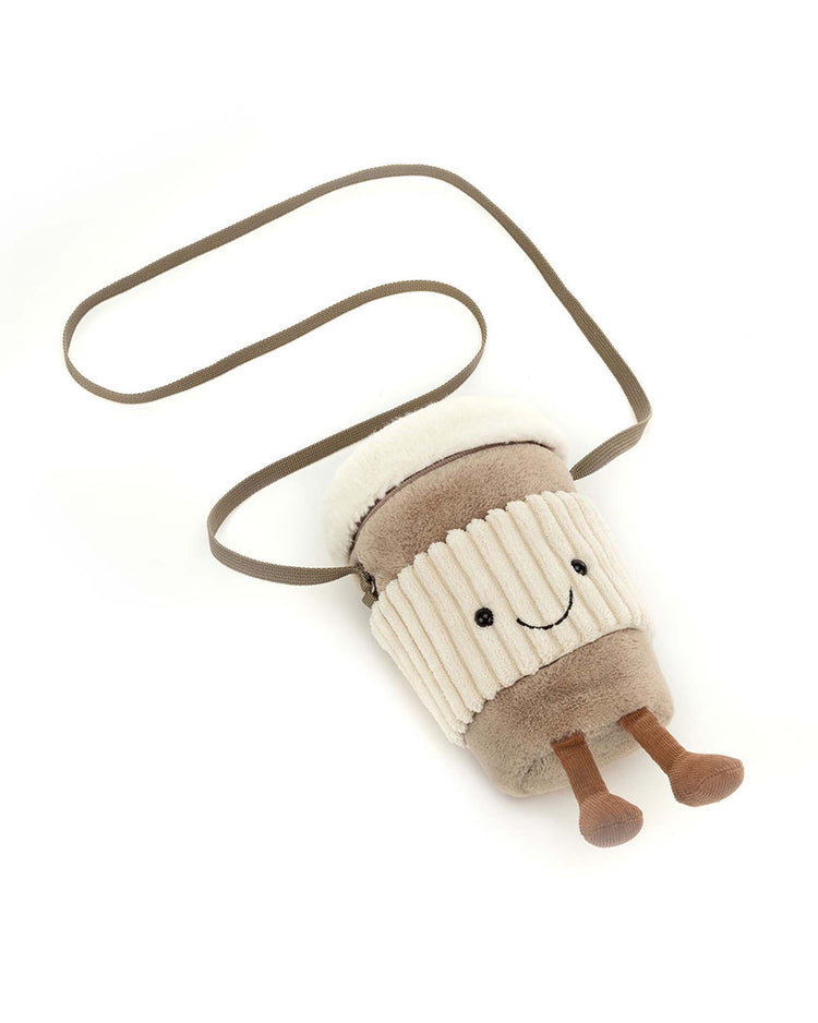 amuseables perkle coffee shoulder bag