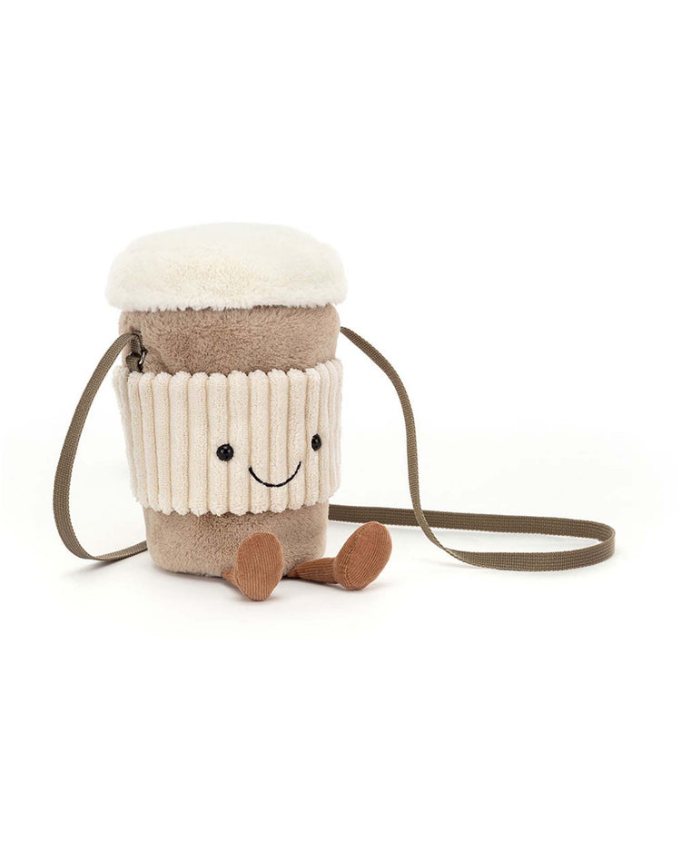amuseables perkle coffee shoulder bag