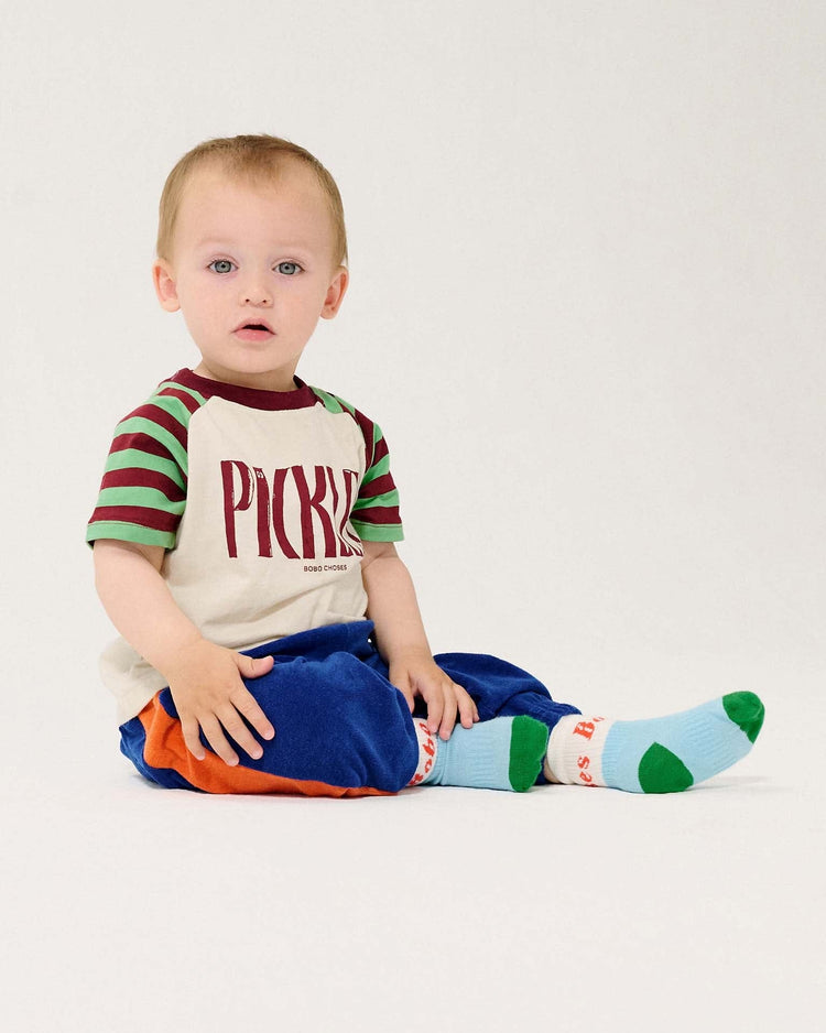 bobo choses spicy pickles raglan baby t-shirt baby Little