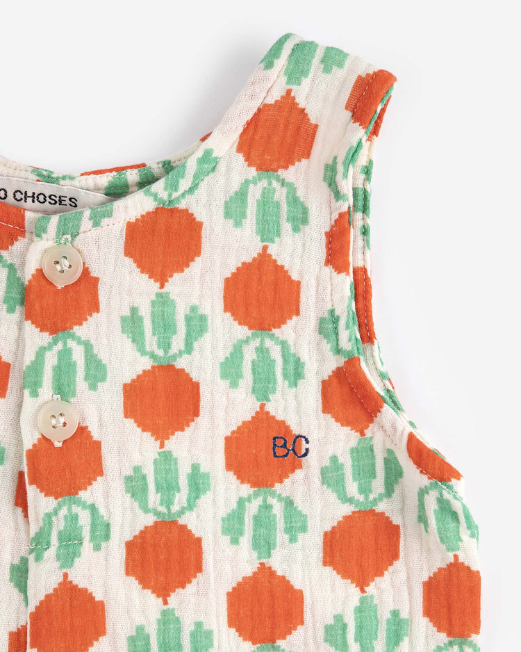 bobo choses cool radish all over woven playsuit baby Little
