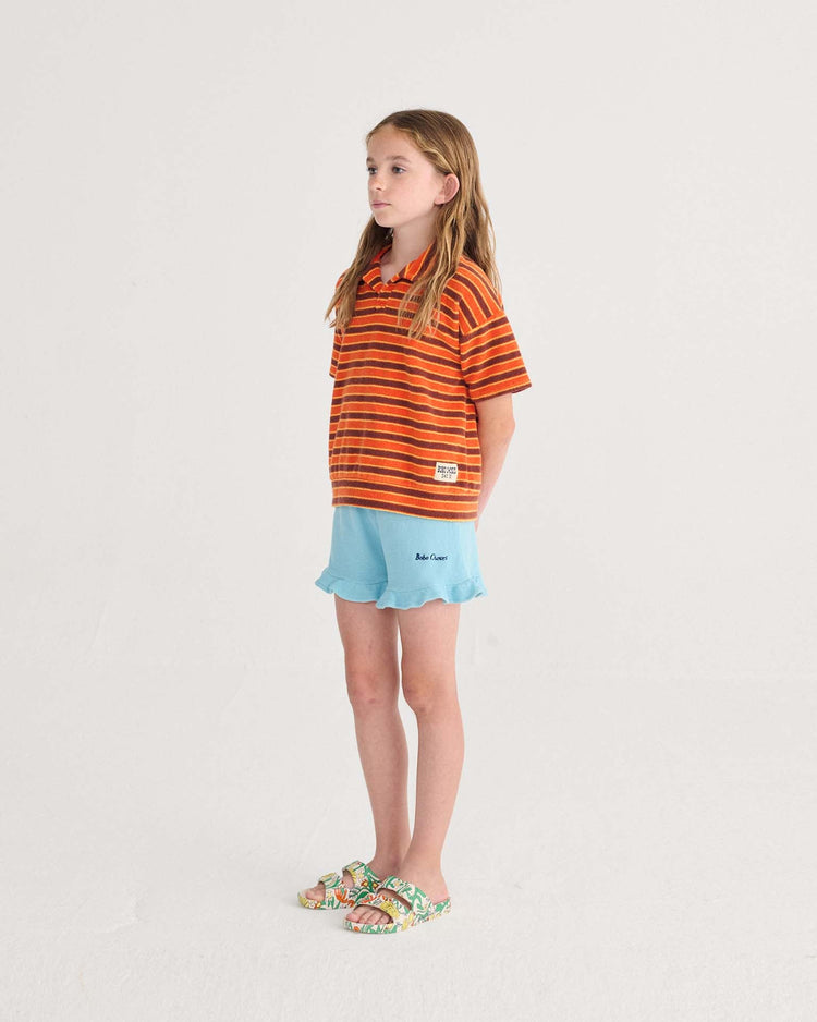 bobo choses striped brick terry cloth polo kids Little