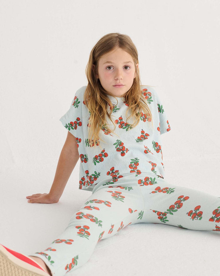 bobo choses juicy tomatoes all over cropped t-shirt kids Little