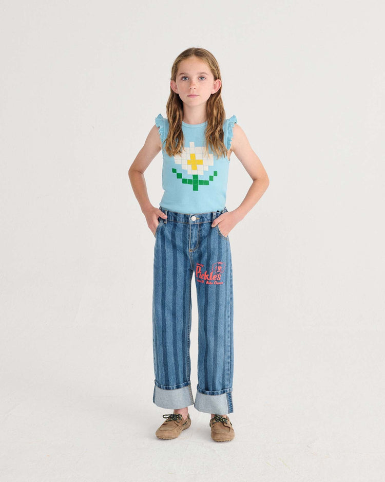 bobo choses pixel daisy ruffled top kids Little