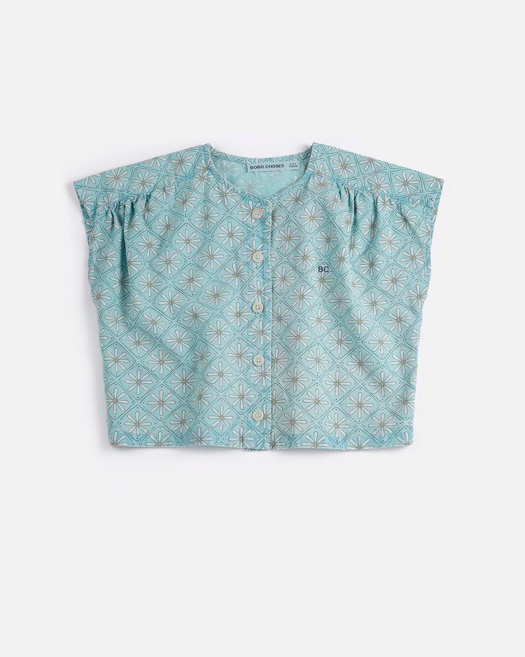 bobo choses daisy mosaic all over woven top kids Little