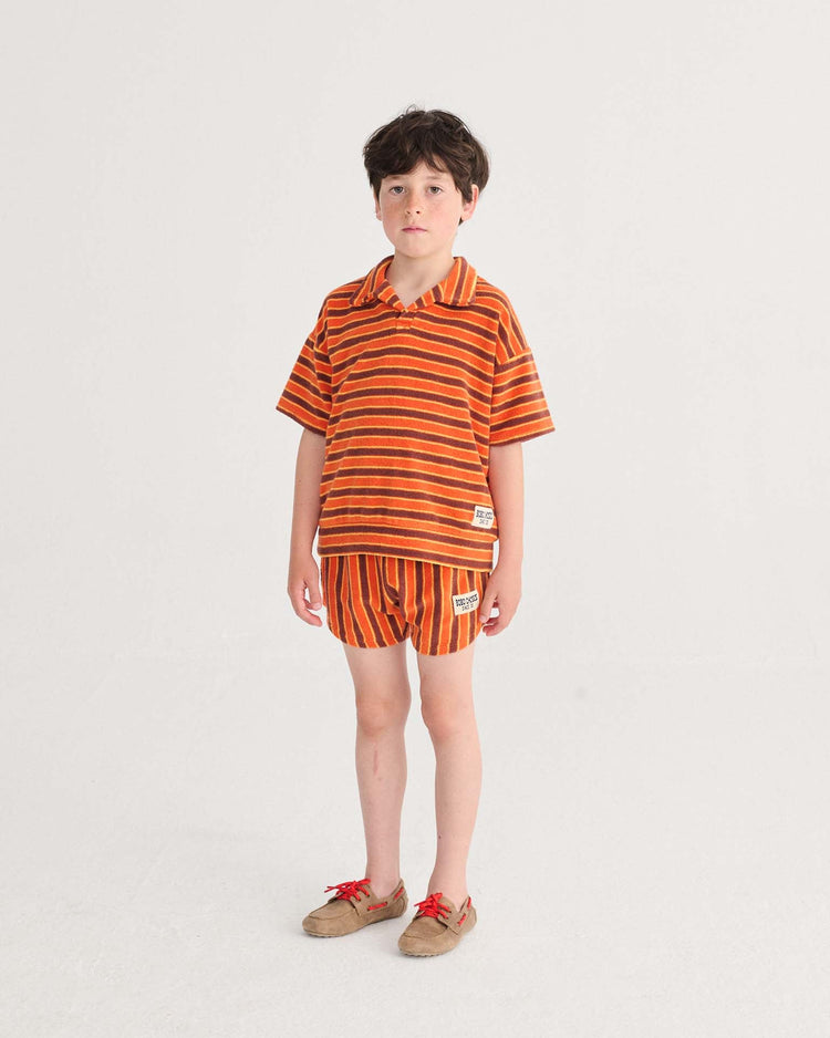 bobo choses striped brick terry cloth shorts kids Little