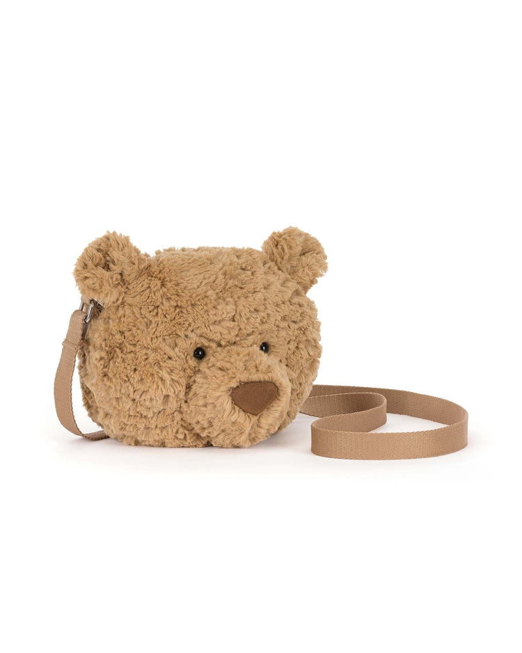 jellycat bartholomew bear shoulder bag play Little