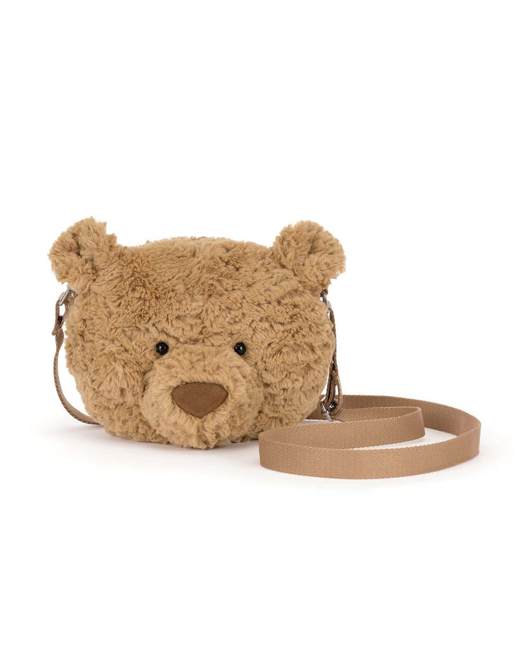 jellycat bartholomew bear shoulder bag play Little