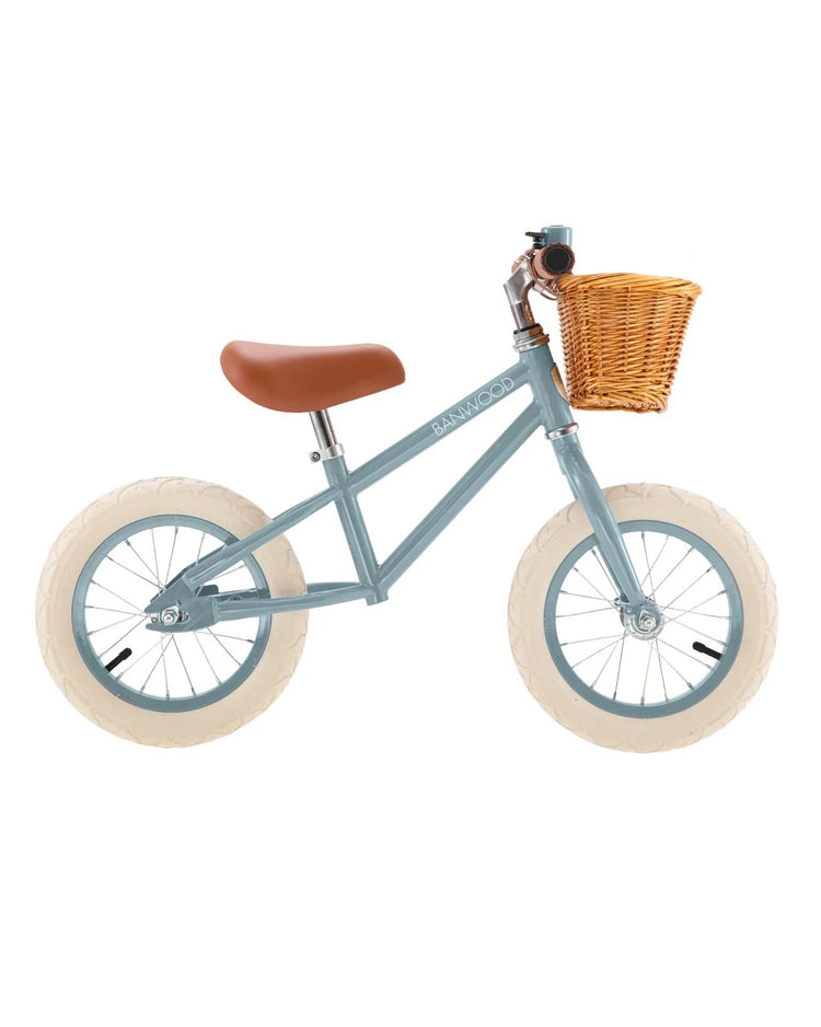 balance bike in teal