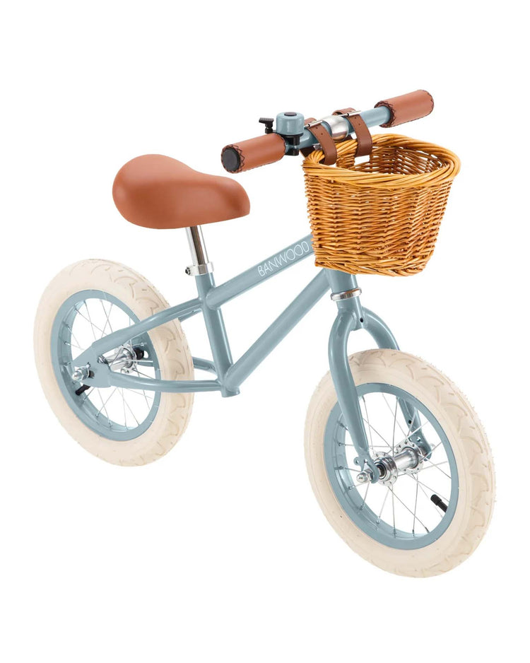 balance bike in teal