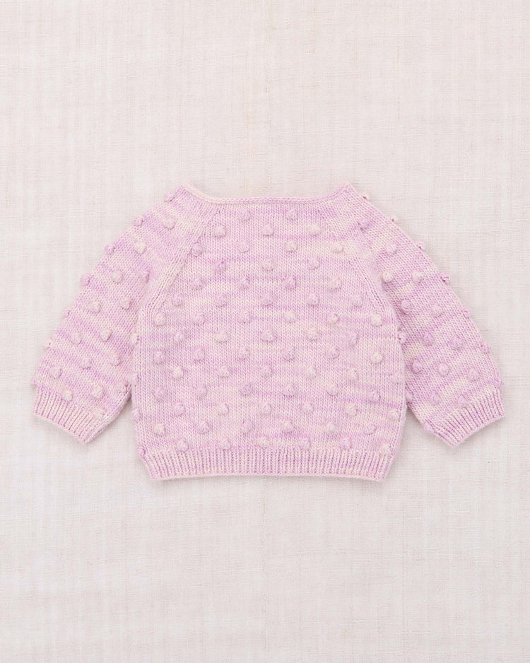 misha + puff baby summer popcorn sweater in aura baby Little