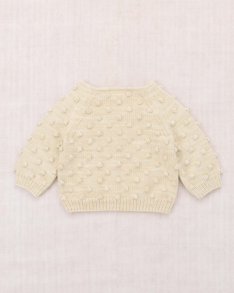 misha + puff baby summer popcorn sweater in marzipan baby Little