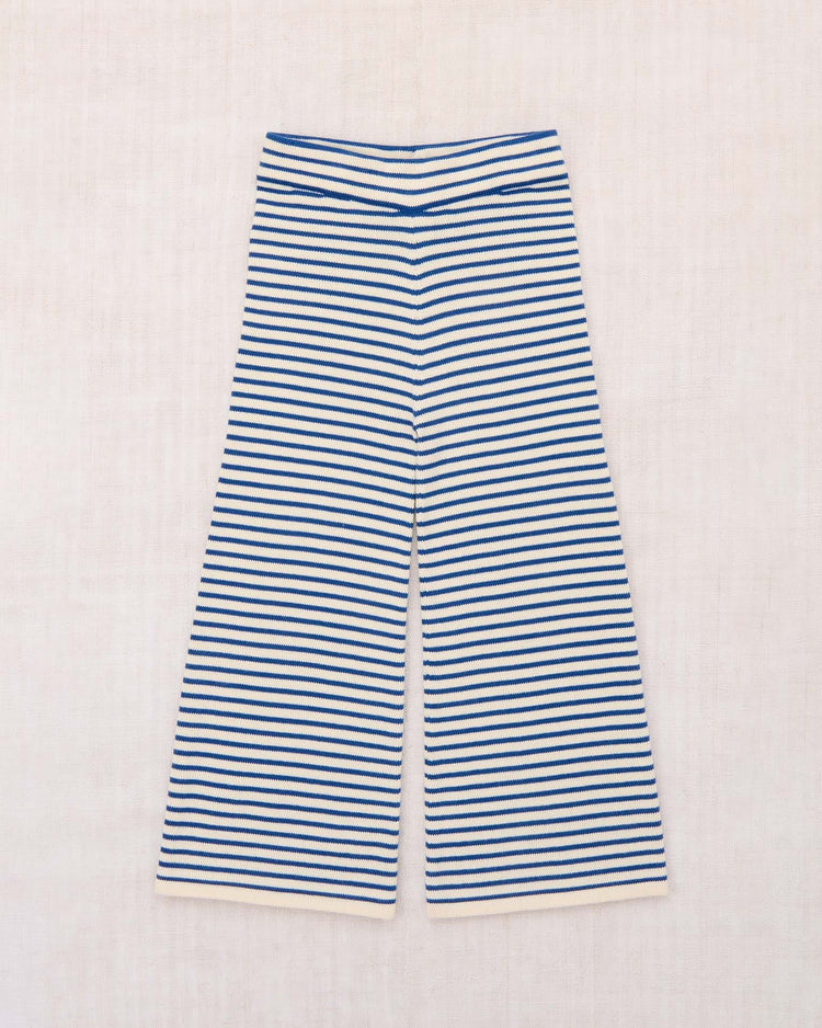 misha + puff bell pant in blue ribbon stripe kids Little