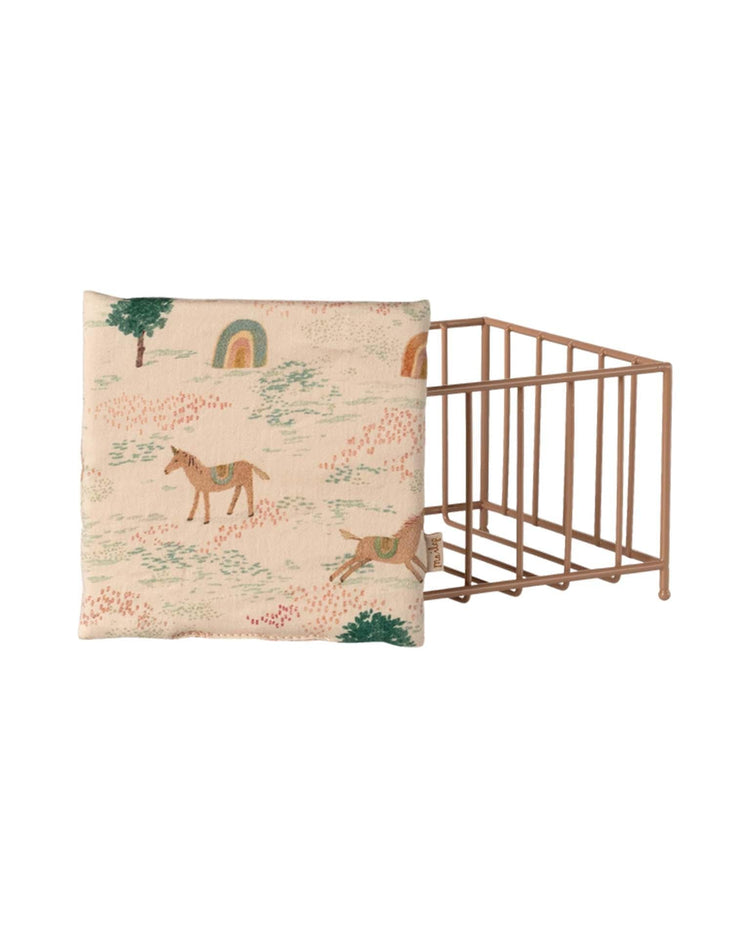maileg playpen, micro - dark powder play Little