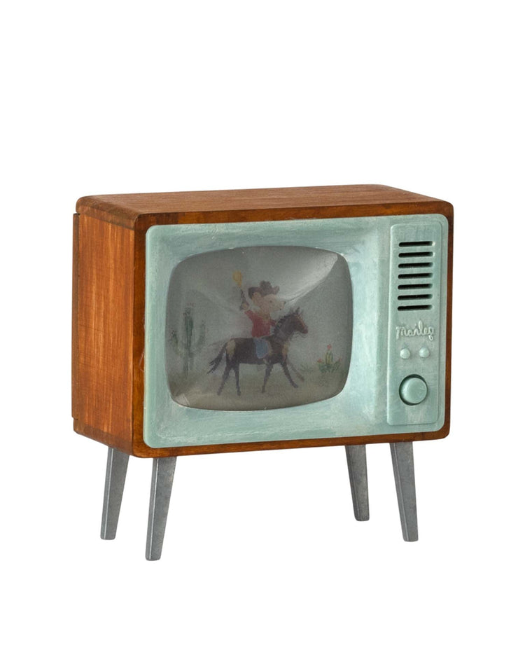 maileg television, mouse play Little