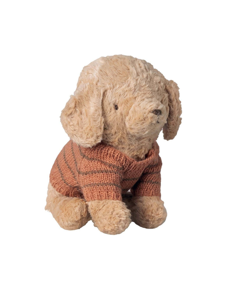 maileg puppy supply, small knitted sweater - coral play Little