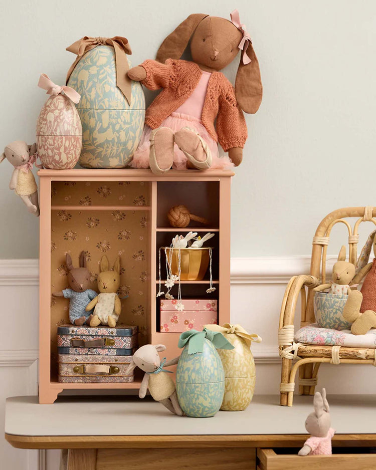 Little maileg play easter egg with micro lamb, small - powder