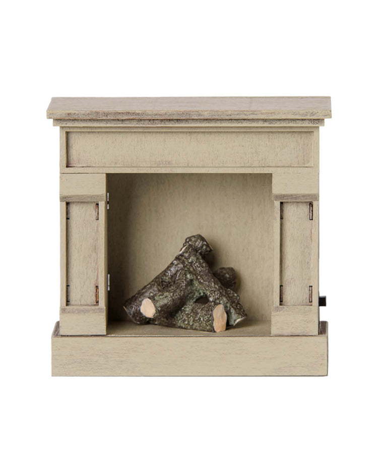 maileg mouse fireplace in off white play Little