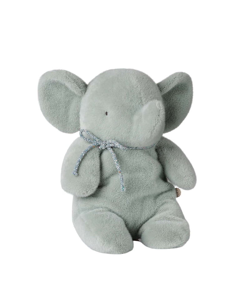 maileg elephant plush, medium - soft mint play Little