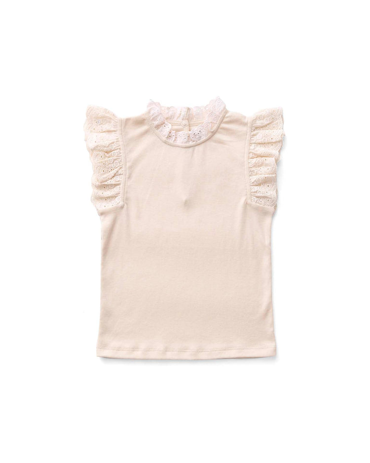 soor ploom eyelet tee in milk kids Little