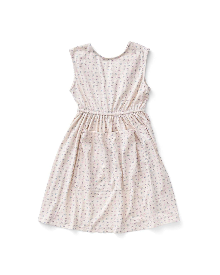 soor ploom pocket dress in chicweed print, mix kids Little