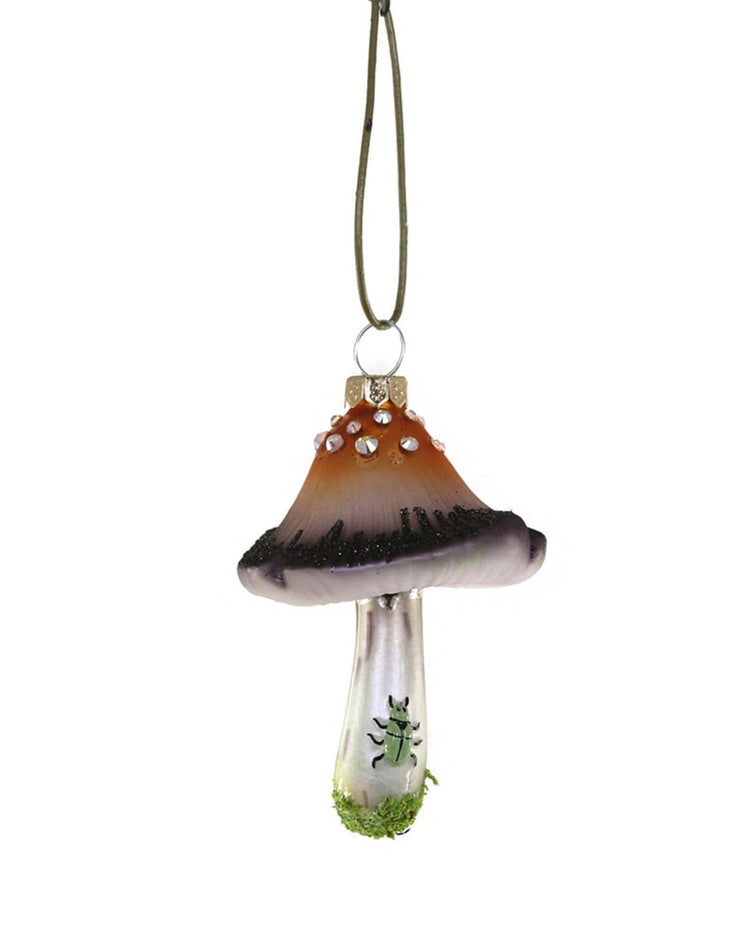 Little cody foster room bejewled wooded glen mushroom ornament