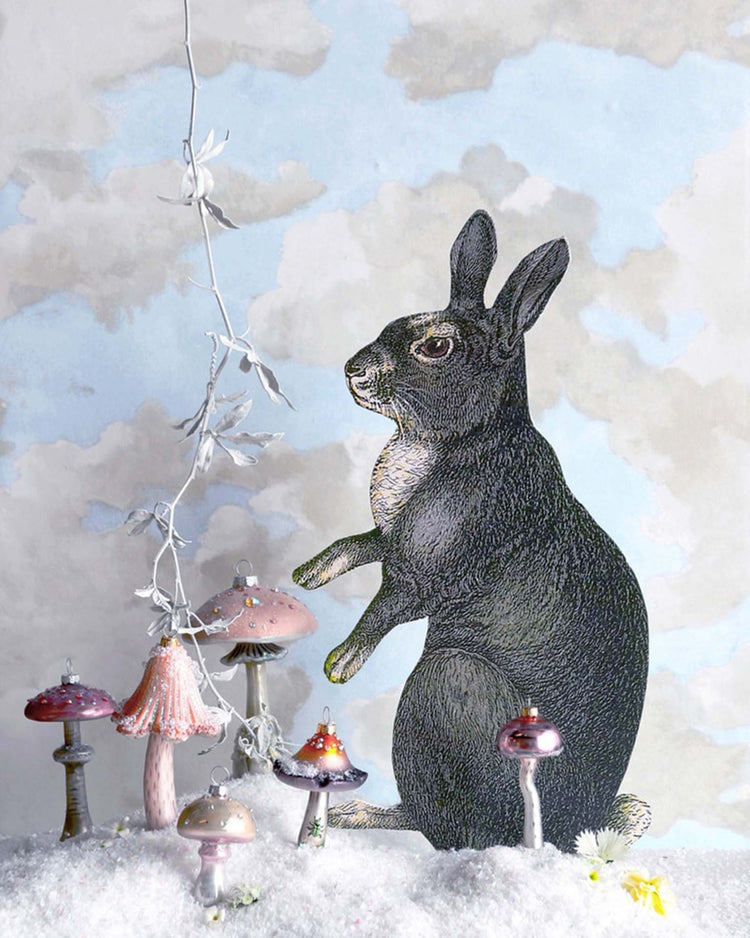 Little cody foster room bejewled wooded glen mushroom ornament