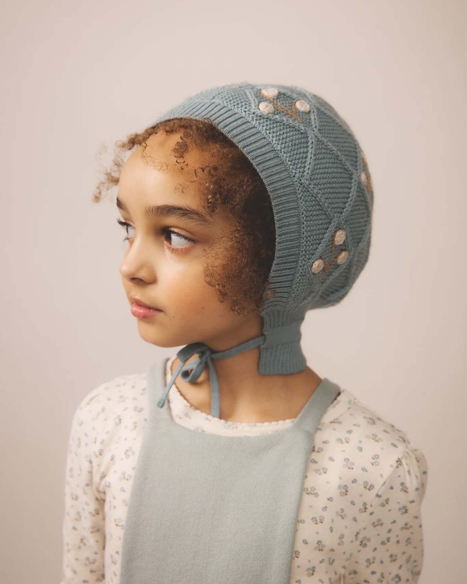 Kids Soor Ploom Flutter Tee - Stripe Eucalyptus